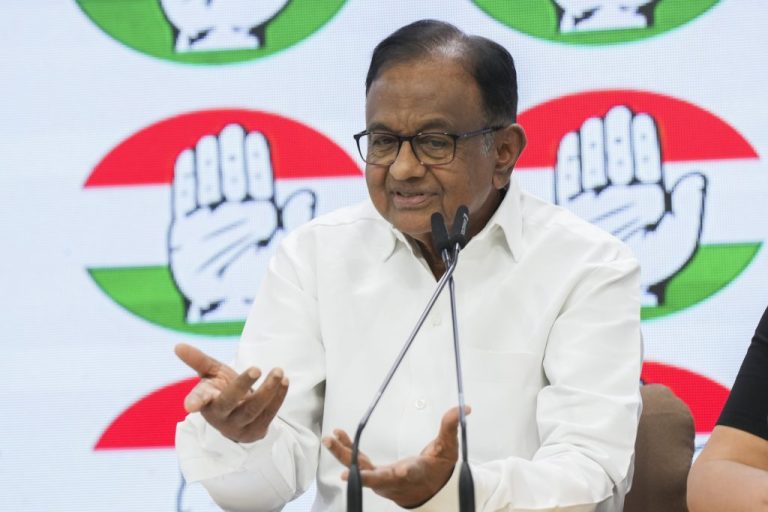 P. Chidambaram is taunting the central government by using the budget as an excuse saying, 'I am happy that the finance minister read the Congress manifesto after the election.'