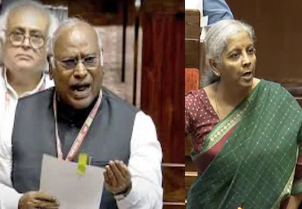 Congress President Mallikarjun Kharge took a dig at Nirmala Sitharaman and said, “Mataji is an expert in speaking”