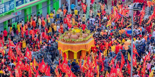 Gahwa Mai’s grand chariot procession started in Birgunj