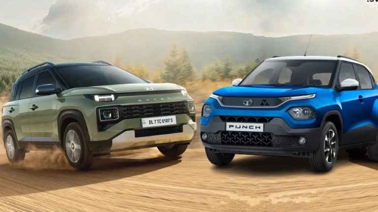 Hyundai Exter CNG or Punch CNG, which SUV will give better mileage? | Tata Punch CNG vs Hyundai Exter CNG Mileage Comparison of