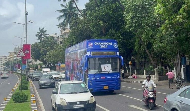 India’s victory parade bus awaits champions in Mumbai ahead of mega celebrations-Read