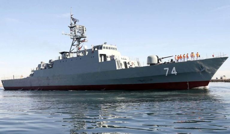 Iran’s naval destroyer sinks while being repaired in Strait of Hormuz-Read