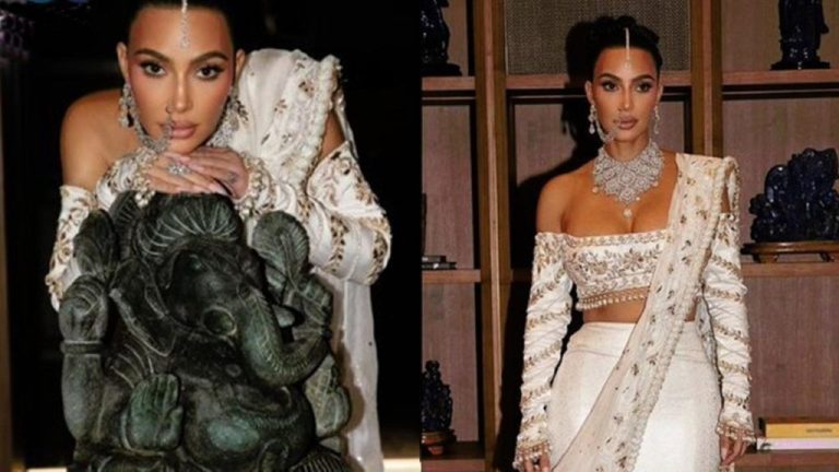 Kim Kardashian had to pay a heavy price for giving a weird pose with the idol of Lord Ganesha, people got angry, she had to delete the photo