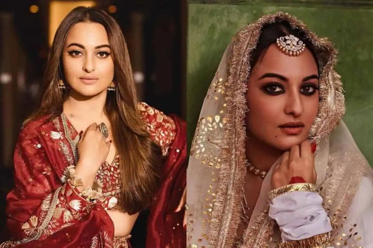 Sonakshi Sinha again plays a dual role and has done well in Hiramandi.