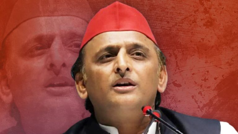 The BJP shared a viral video of Akhilesh fighting in Parliament and asking others about his caste on the road.