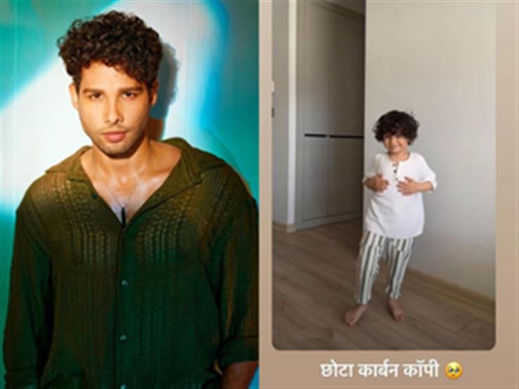 Siddhanth Chaturvedi shares a glimpse of his little ‘carbon copy’