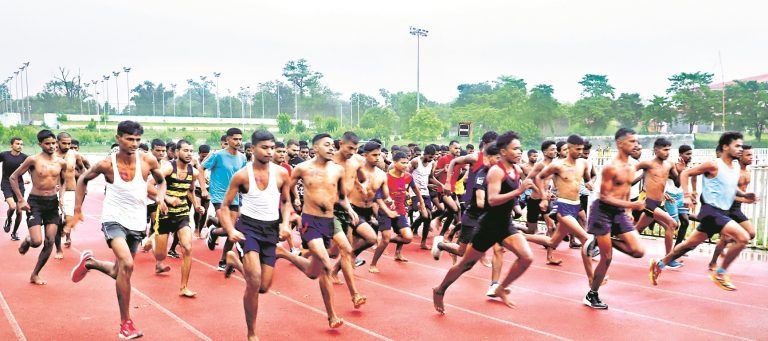 Ranchi News: 645 youth participated in Agniveer Tradesman Recruitment Rally.