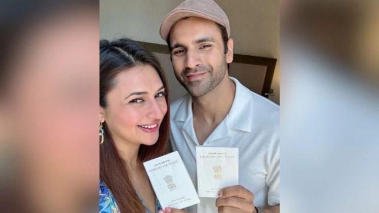 Divyanka Tripathi and Vivek Dahiya will return to India soon, shared the photo of the passport and thanked the Indian Embassy …