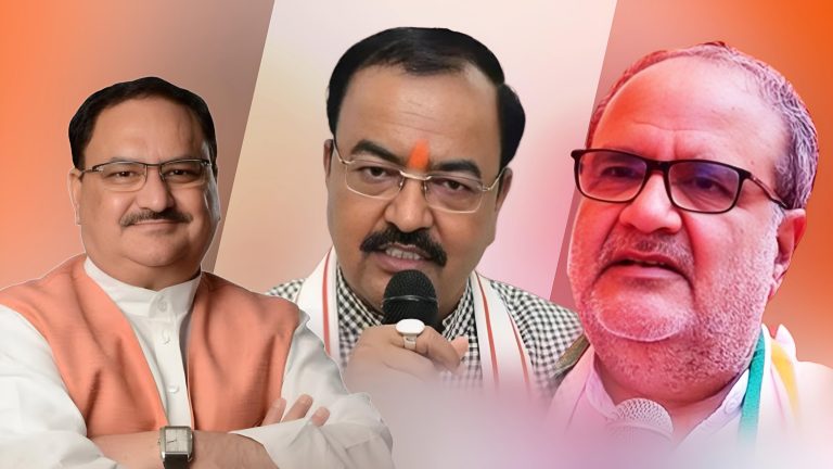 Politics heats up in UP… 1 hour meeting between JP Natta and Kesav Prasad Maurya in Delhi, discussion with Bhupendra Chaudhary