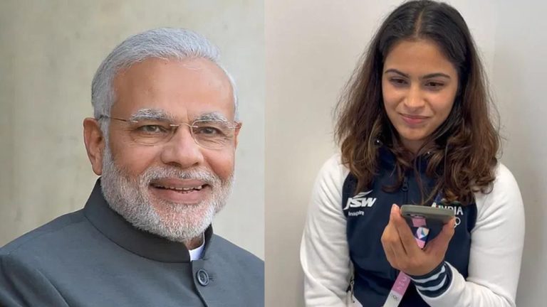 I am happy with your win – PM Modi congratulates bronze medalist Manu Bakar.