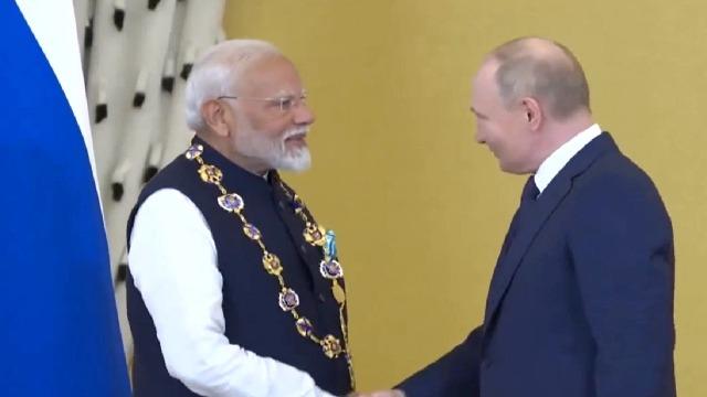 PM Modi Conferred with Russia’s Highest Civilian Award