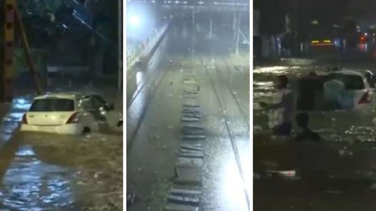 Mumbai 'sea', flood-like situation…submerging vehicles, train tracks, IMD warning today