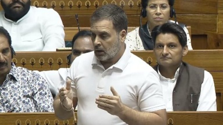 Ruckus over mention of Ambani-Adani in Rahul Gandhi's speech, mention of tax terrorism in Lok Sabha