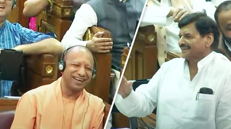 Chacha and kacha…Yogi Adityanath's statement and Shivpal Yadav's response, the assembly burst into laughter.