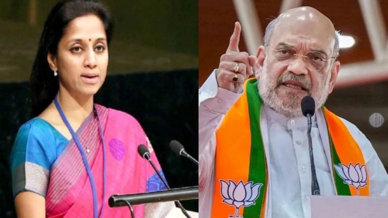 Sharad Pawar was awarded Padma Vibhushan by Modi government… Supriya Sule spoke about Amit Shah's corruption allegations.