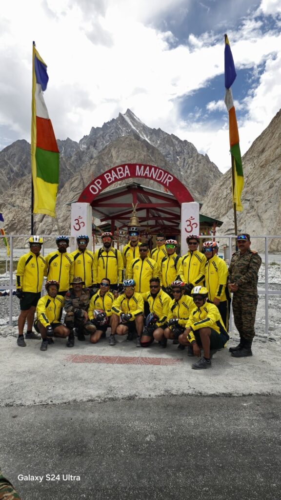 Cycling expedition from Siachen to Indira Point started on the 75th anniversary of the Territorial Army – ..