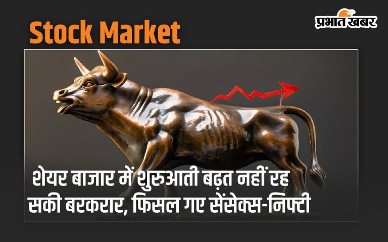 Unable to sustain early gains, Sensex-Nifty fell