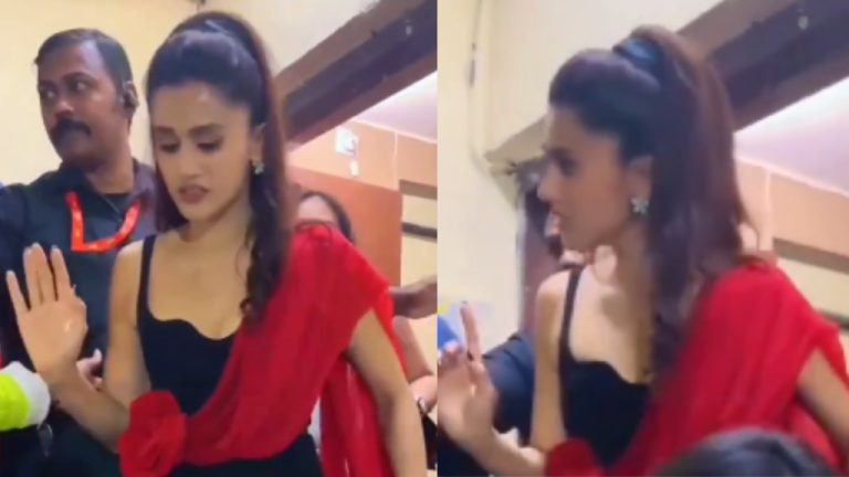 Taapsee Pannu, gets angry at Paps in Viral Video, says, “Chhad ke Aainge…”