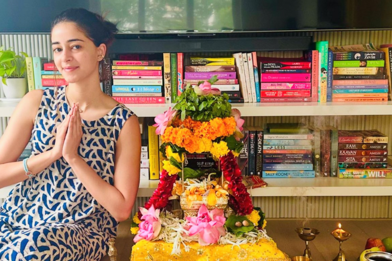 Ananya Pandey: Ananya performed Shravana Somavar Puja in her new home.