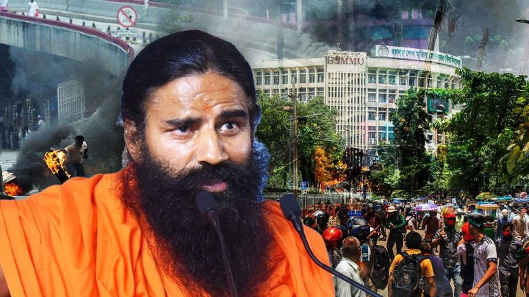 There should be no violence and atrocities on Hindus – Baba Ramdev on violent protests in Bangladesh.