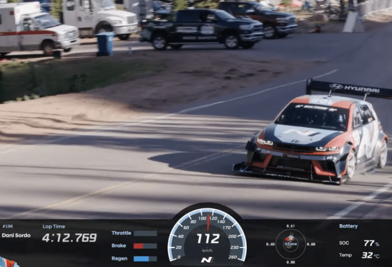 Watch The Hyundai IONIQ 5 N Tear Up The Pikes Peak Hill Climb