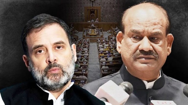 The story of Mahabharata takes place at home… Om Birla teases Rahul Gandhi