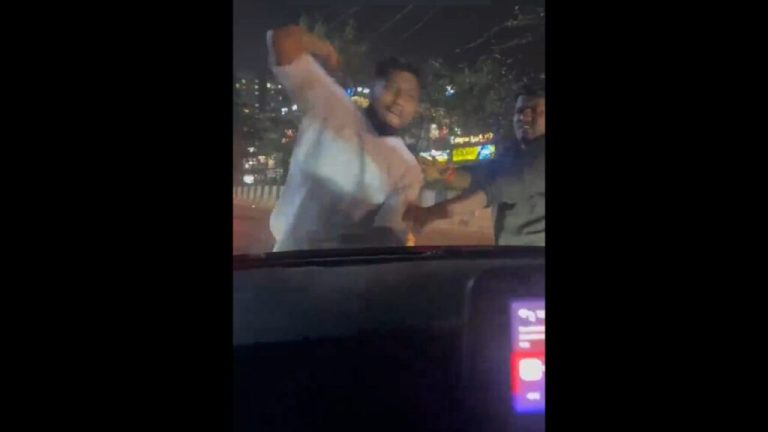 Road rage in Bengaluru: ‘Drunk’ biker attacks couple with baby inside their car, video goes viral