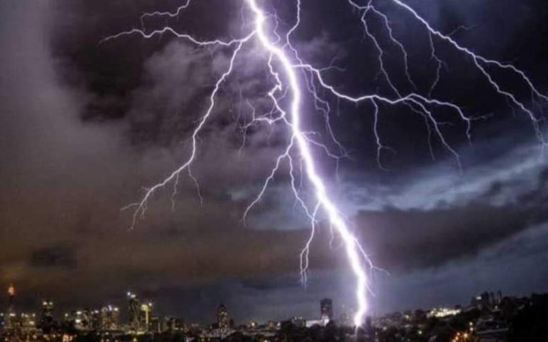 One person was killed and more than half a dozen members of the same family were injured in a lightning strike in Bhagalpur