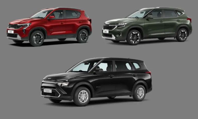 Updated versions of Kia's Sonet, Seltos and Carens launched in India, know features and price