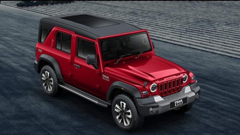 Good news for Thar Rocks fans, test drive of 5 door Thar has started