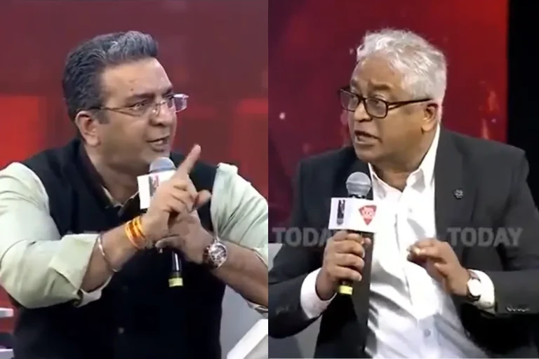 ‘I Warn You… Dare You Say That Again!’ Gaurav Bhatia Lashes Out at Rajdeep Sardesai Over His Remarks on PM Modi During Live Debate; Video Goes Viral