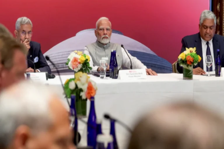 PM Modi’s Roundtable with US Tech CEOs! From Google’s Sundar Pichai to Nvidia’s Jensen Huang, Corporate Honchos Praise PM’s Vision on AI