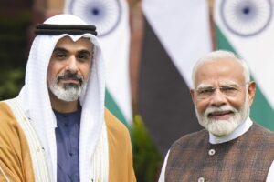 PM Modi gave a grand welcome to the Crown Prince of Abu Dhabi