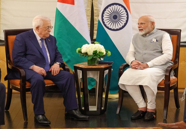 PM Modi met Palestinian President amid tension with Israel; assured him of India's support