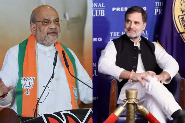 BJP Leaders Slam Rahul Gandhi for Anti-National Remarks During His US Visit, Amit Shah Criticises Reservation Comment in Particular