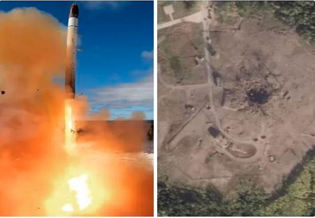 Big setback to Russia, testing of most dangerous nuclear missile fails, launch pad also destroyed