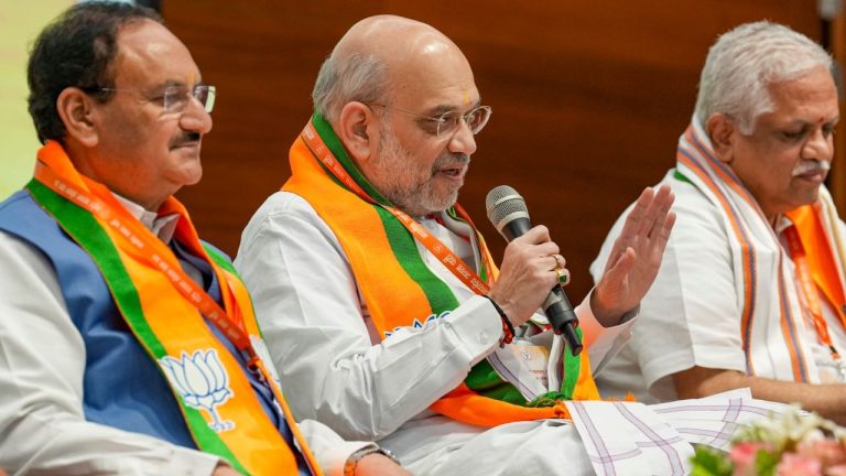 The Jharkhand election-related meeting is likely to be held at Amit Shah's residence, where the seat allocation will be discussed