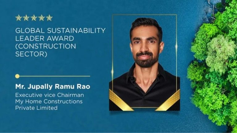 GSS 2024: Ramu Rao, Executive Vice President, My Home Group Construction, Receives Global Sustainability Leader Award