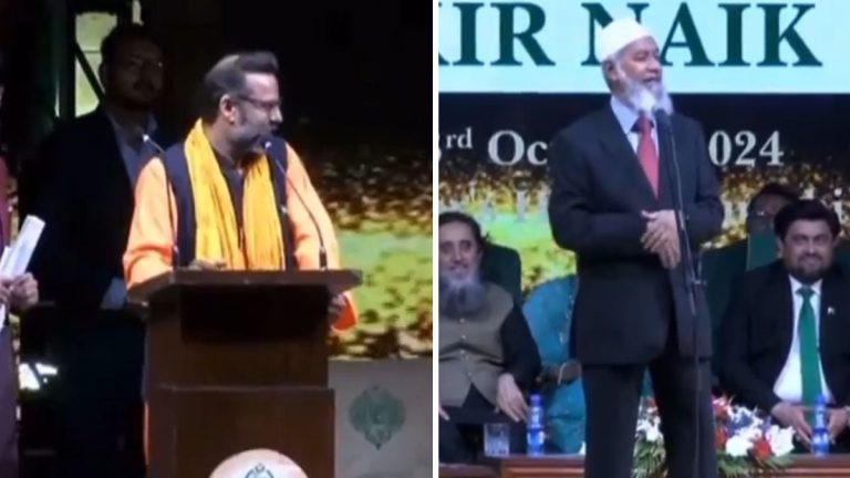 Zakir Naik Sparks Controversy During Pakistan Visit with Remarks on Religion