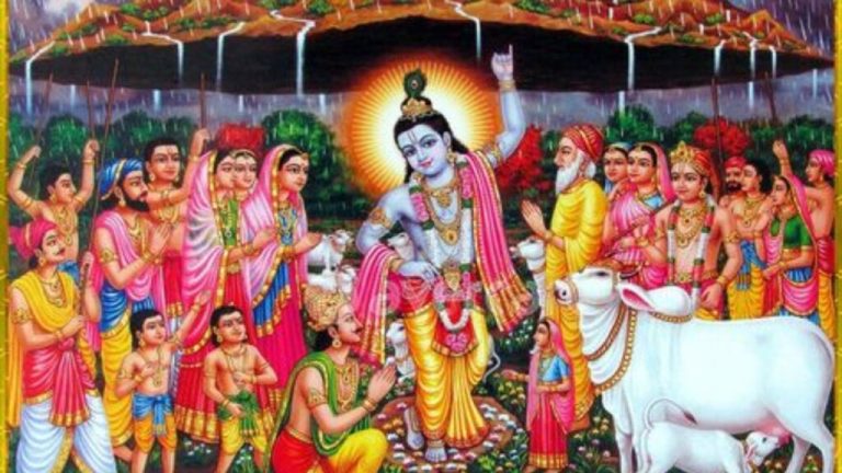 Exact date and time of Govardhan Puja, know why Indra apologized to Shri Krishna