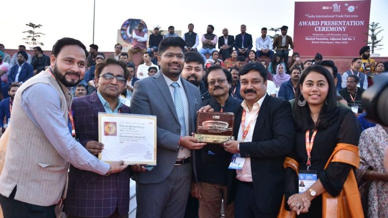 Bihar made history at the International Trade Fair, winning the Gold Medal for Best Exhibition