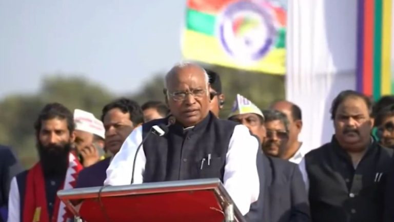 Kharge said BJP is stealing public votes from farmers' MSP.