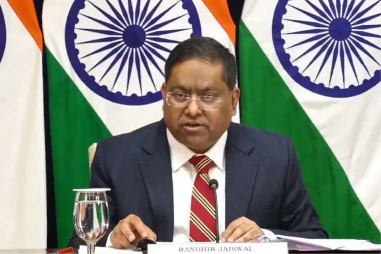 MEA Spokesperson Randhir Jaiswal Rejects Legitimacy of China’s New Counties in Ladakh, Raises Concerns Over Dam Project